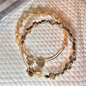 2️⃣ Alex and Ani Beaded Flare Bracelets- BUNDLE